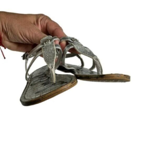 Sam Edelman | Silver & Gray Toddler Buckled Sandals Size 11 - Picture 4 of 7